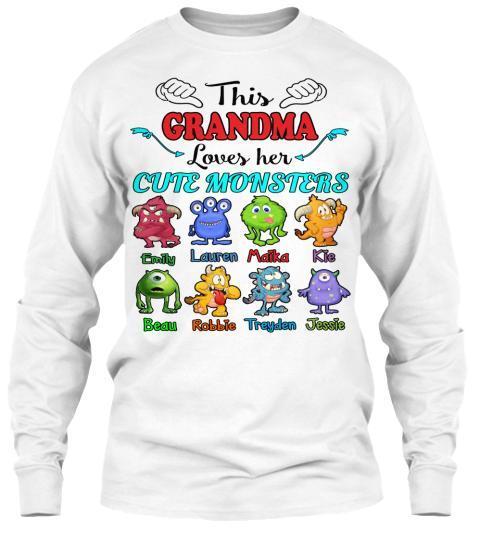 Grandma - This Grandma Loves Her Cute Monsters  ( 70% Off For Today) (Most Grandmas Buy 2 Or More)