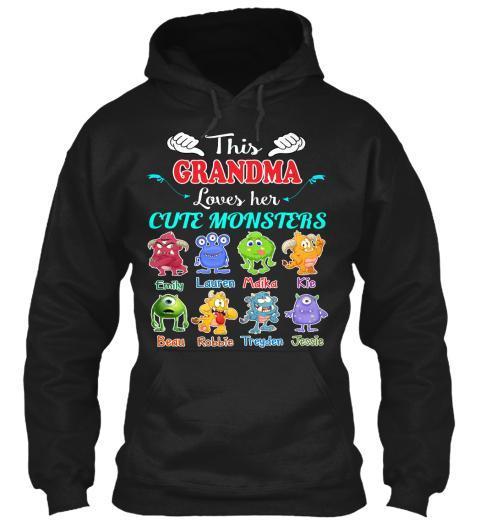 Grandma - This Grandma Loves Her Cute Monsters  ( 70% Off For Today) (Most Grandmas Buy 2 Or More)