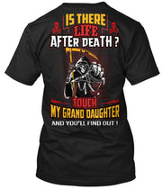 Grandpa - Is There Life After Death- Custom Tee( Flash Sale).Custom Tee N More Fathers And Grandfathers