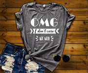 "OMG, I don't care at all".