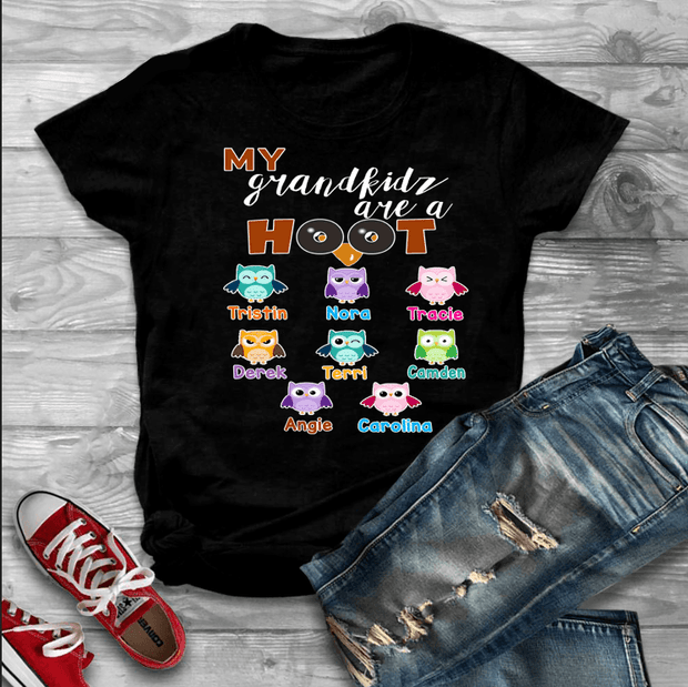 "My Grandkidz Are A Hoot"- Custom Tee