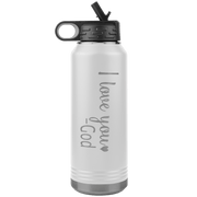"I love You God", Water Bottle.