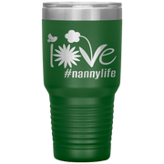 "Love Nana Life" Tumbler. Personalize Your Nickname Mimi, Gigi, Grandma or Write Your Nick Name Below.
