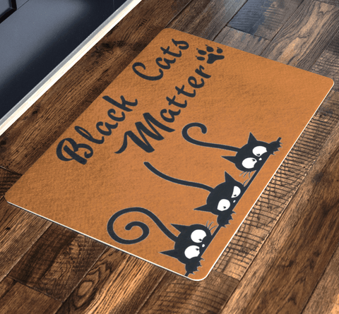 Black Cat Matter, Pets Special Doormat For homes Exclusive ( Best price Deal)