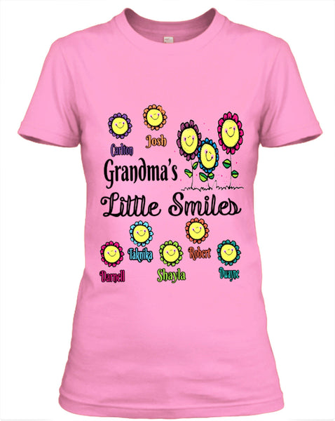 "Grandma's Little Smiles-Customized Your Grandkids Name.