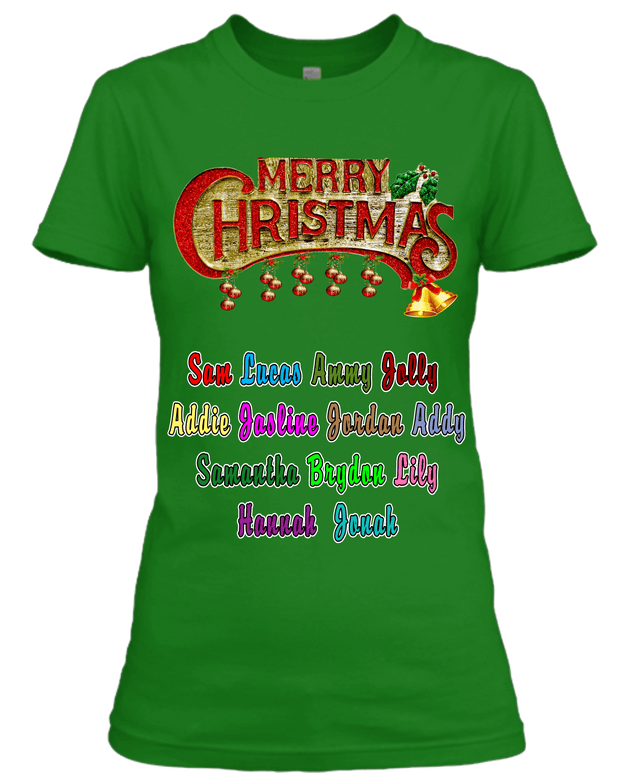 "Merry Christmas"Custom Tee