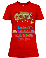 "Merry Christmas"Custom Tee