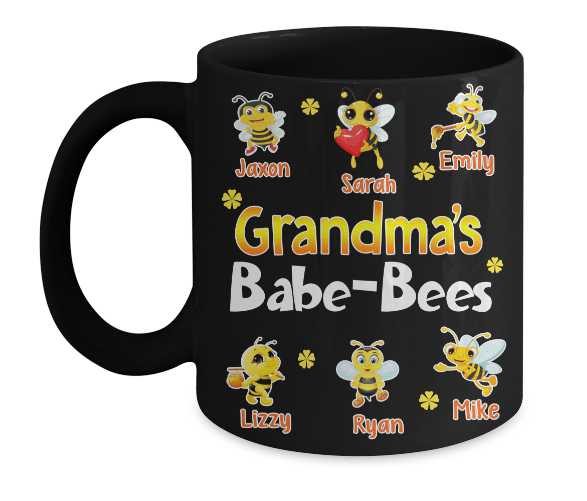 Mug - Babe-bees Custom Mugs For Parents/Grandparents"New In Store" 50% Off