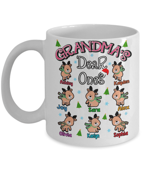 Mug - "Coffee With Your Dear Ones" Custom "Coffee/Milk Mug" Christmas Special