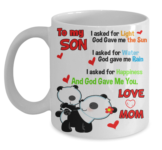 Mug - God Gave Me You........ Love Note To Kids" Mugs 50% Off New Year Special