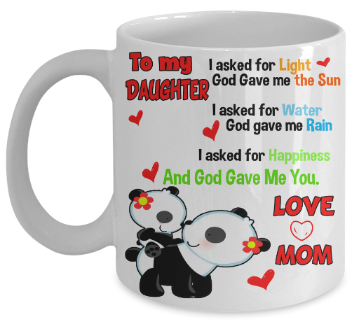 Mug - God Gave Me You........ Love Note To Kids" Mugs 50% Off New Year Special