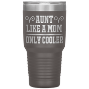 " AUNT LIKE A MOM ONLY COOLER " Tumbler. Personalize Your Nickname Aunt, Auntie, or Write Your Nick Name Below.