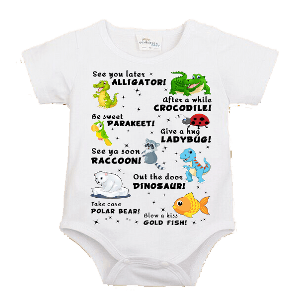 "See You Later Alligator, After A While Crocodile...." KIDS T-SHIRT