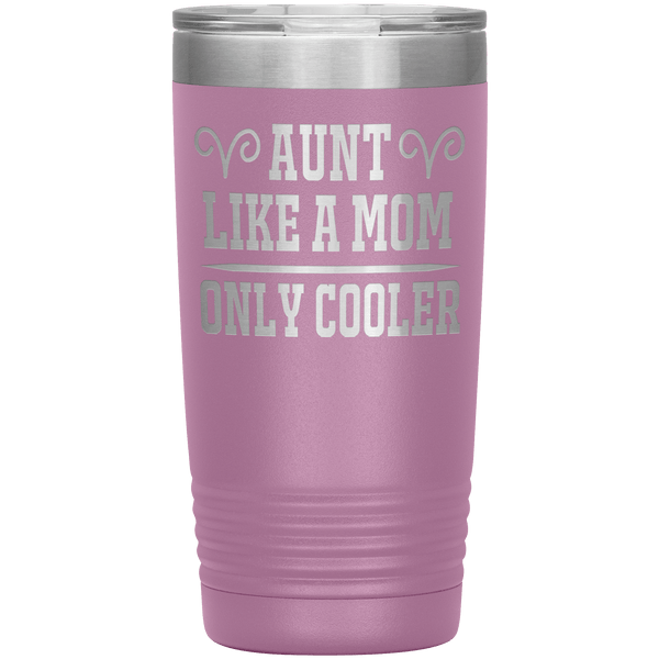 " AUNT LIKE A MOM ONLY COOLER " Tumbler. Personalize Your Nickname Aunt, Auntie, or Write Your Nick Name Below.