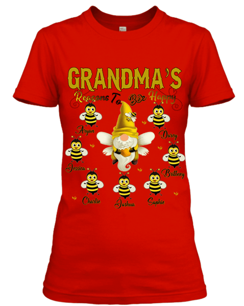 " Grandma Reasons To Bee Happy"