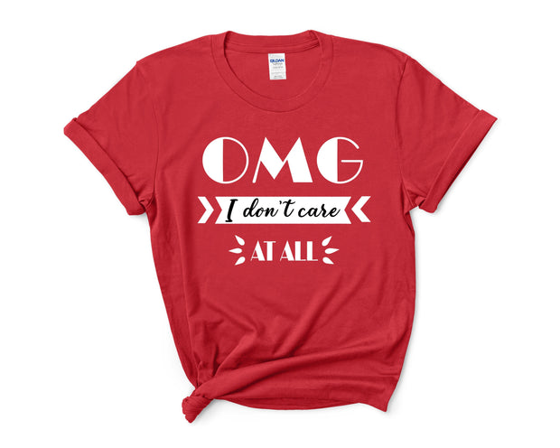 "OMG, I don't care at all".