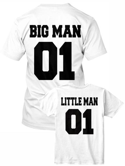 T-shirt - BIG MAN, LITTLE MAN SHIRTS AND KIDS ONESIE, ON SUMMER SALE