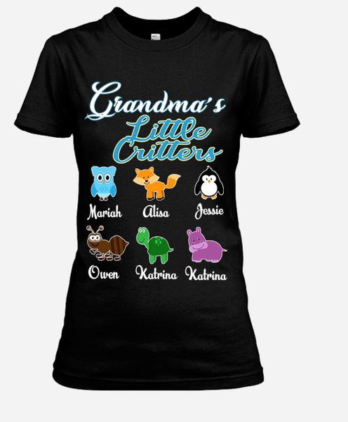"Grandma's Little Critters"- Custom Tee