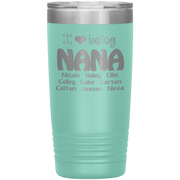 "I 💓 being NANA" Tumbler. Buy For Family & Friends. Save Shipping.