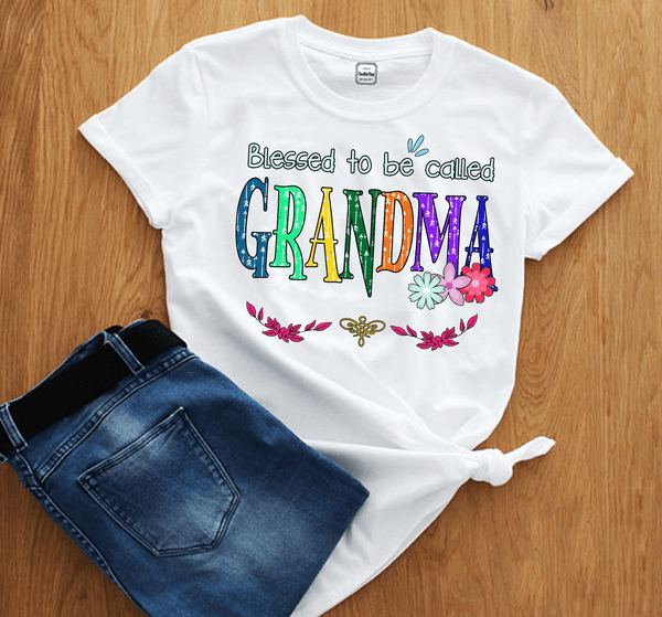 "BLESSED TO BE CALLED NANA".Custom Tee n More  Mothers and Grandmothers