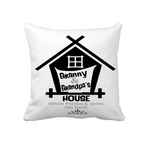 "Granny And Grandpa's House" Custom Pillow Cover
