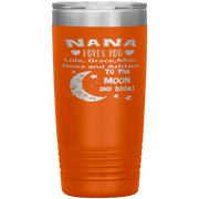 "NANA loves you Moon & Back" Tumbler. Buy For Family & Friends. Save Shipping.